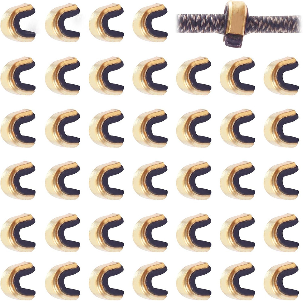 Bow String Nock Points - 40 Packs Arrows Bowstring Nocking Point Set Archery ...