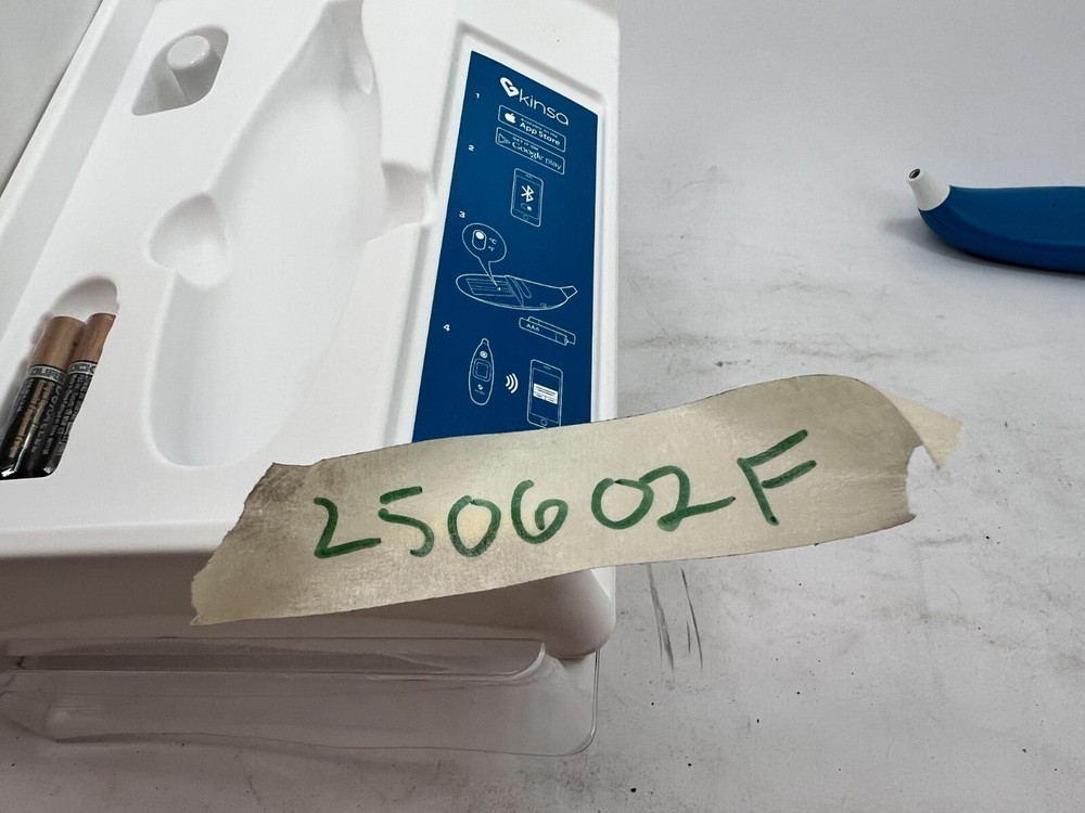 Kinsa KET-003 Bluetooth Digital Smart Ear Thermometer - Blue