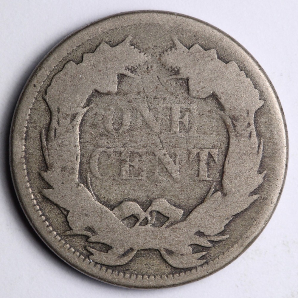 1857 F.E. Flying Eagle Cent Penny CHOICE E267 T