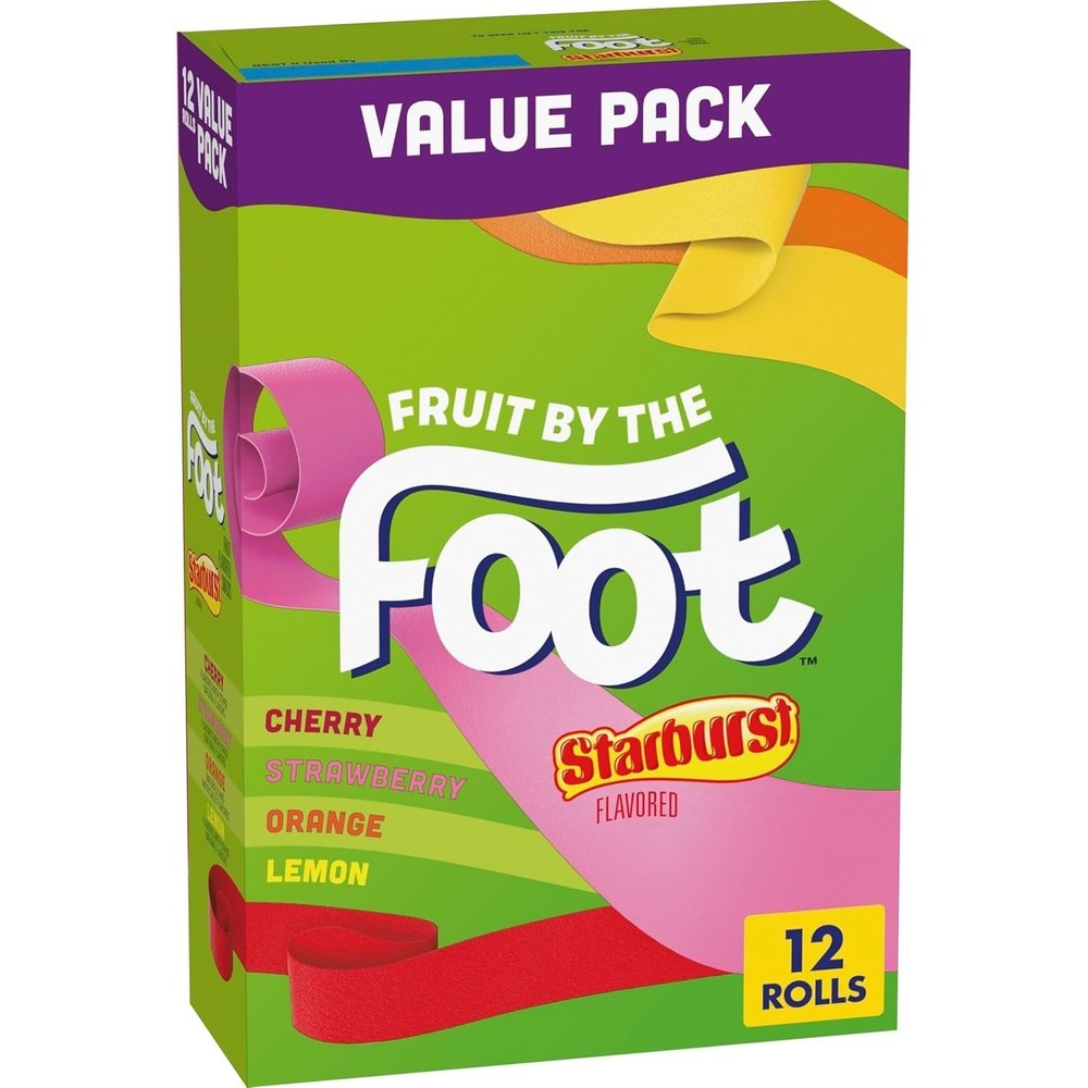 Fruit by the Foot Fruit Flavored Snacks Starburst Variety Pack 12 ct