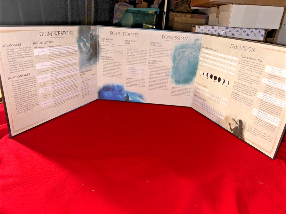 Nightfell 5E Night Master’s Screen – Grimdark GM Tool MPS10014 🕯️💀