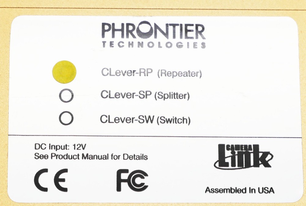 Phrontier Technologies CLever-RP DC12V Signal Amplifier Module Repeater -Unused-