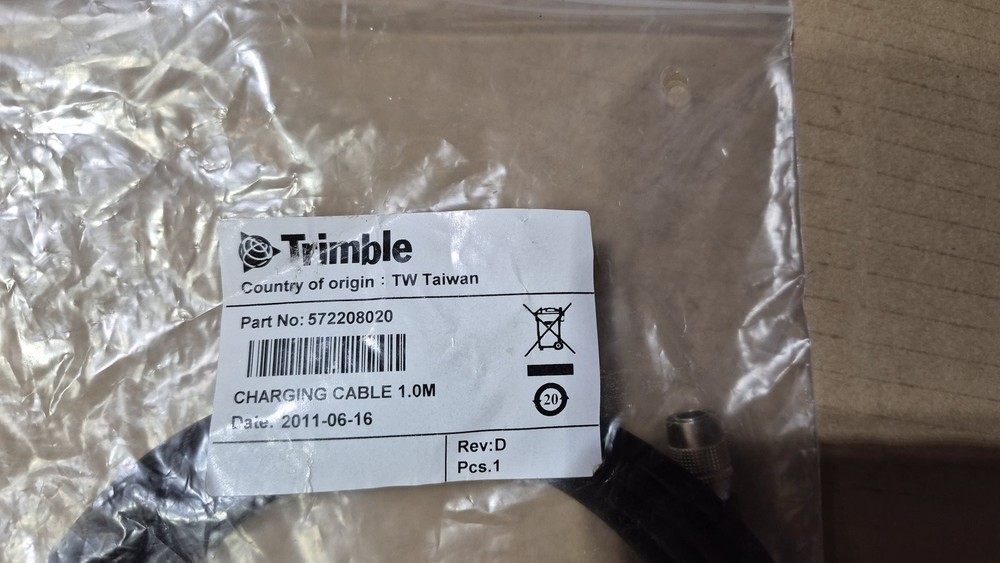Trimble 572208020 Charging Cable 1.0 meter