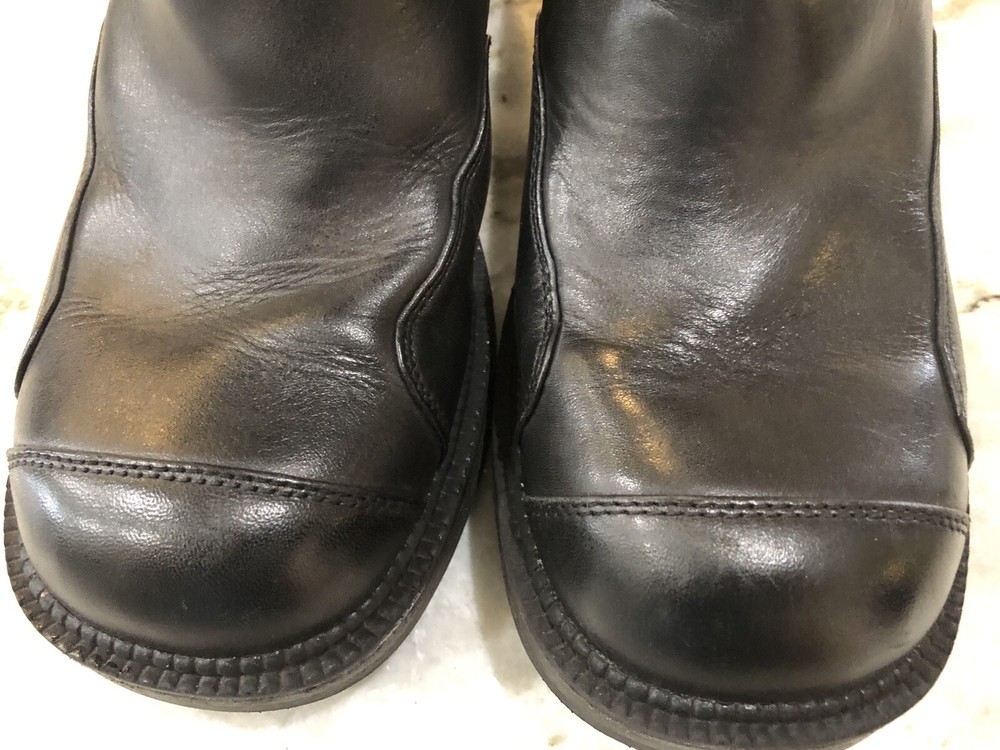 HARLEY DAVIDSON WOMANS SIZE 10 BLACK LEATHER BOOTS
