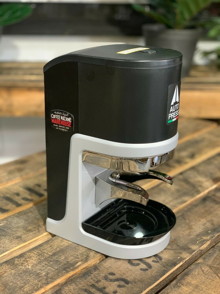AUTO PRESS AUTOMATIC BRAND NEW BLACK ESPRESSO COFFEE TAMPER TAMPING MACHINE