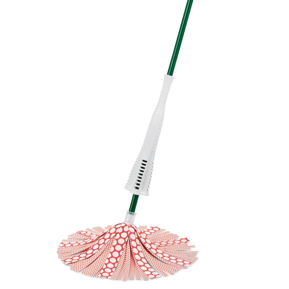 Libman Wonder Mop. ® Green and White Handle.