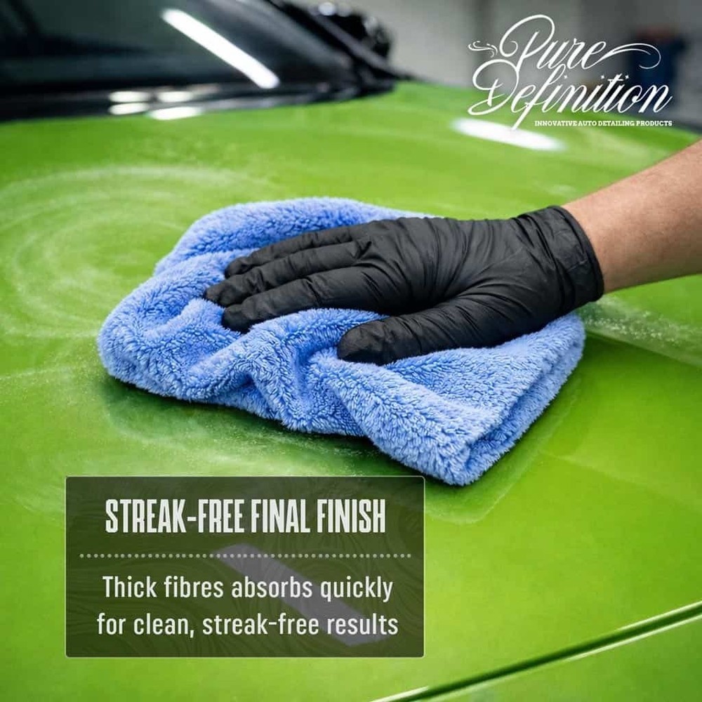 Edgeless Microfibre Cloths 50 Pack Plush Microfiber Car Detailing PureDefinition