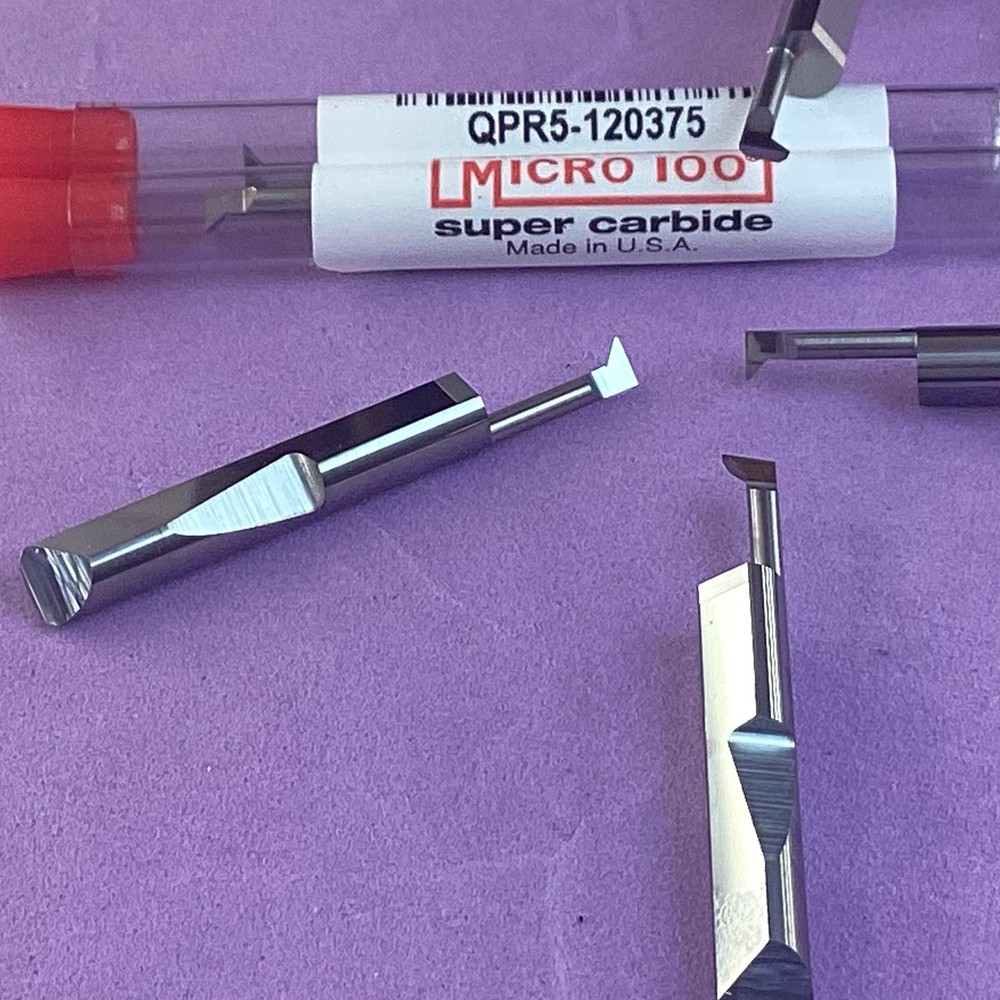 MICRO 100 QPR5-120375 Carbide Quick Change Radial Profiling Tool🎯Machinist