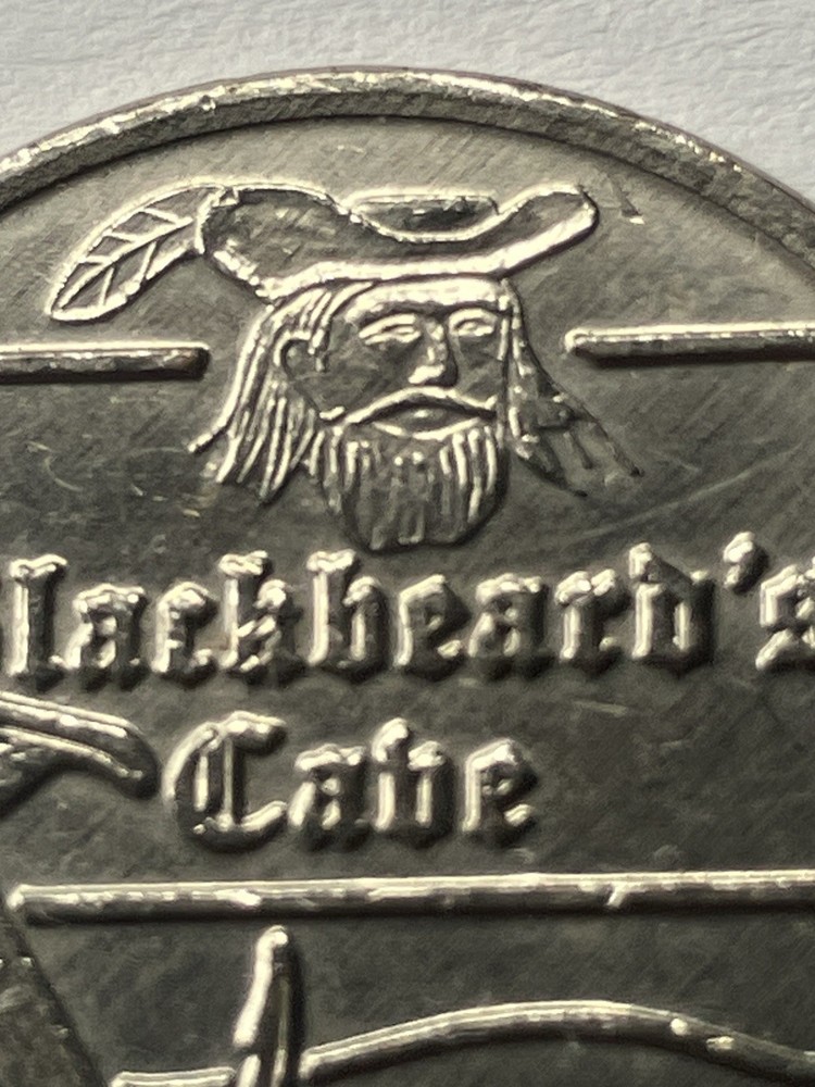 RARE Blackbeard’s Cabe Arcade Token Defunct #uf3