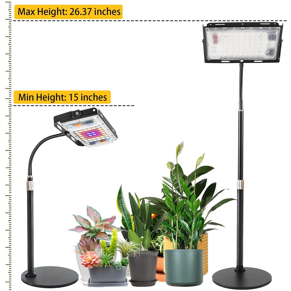 LBW Grow Light for Indoor Plants, Full one-head timer, Medium-One Head Timer