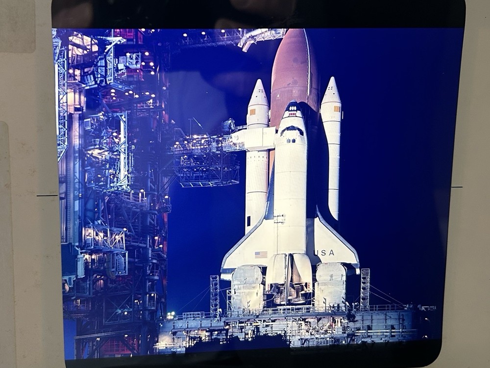 1982 NASA KSC Shuttle Columbia STS-3 Launchpad Presentation Transparency-246