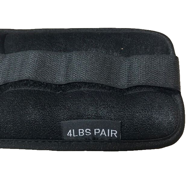 Adjustable Wrist/Ankle Weights 2-Pound Pair (4 lbs total)