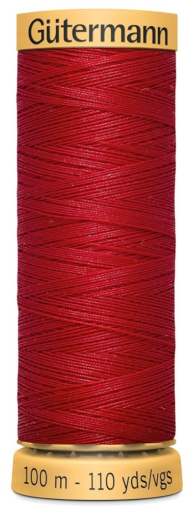 Natural Cotton Thread 110yd Bright Red