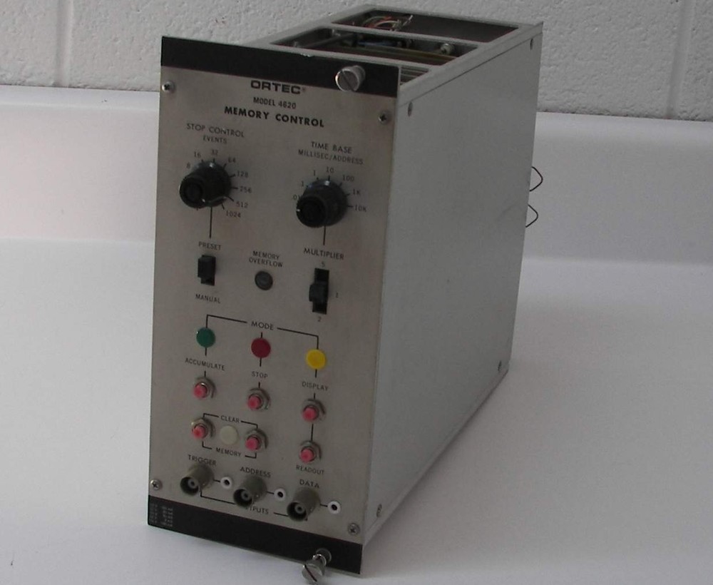 ORTEC 4620 MEMORY CONTROL NIM BIN MODULAR