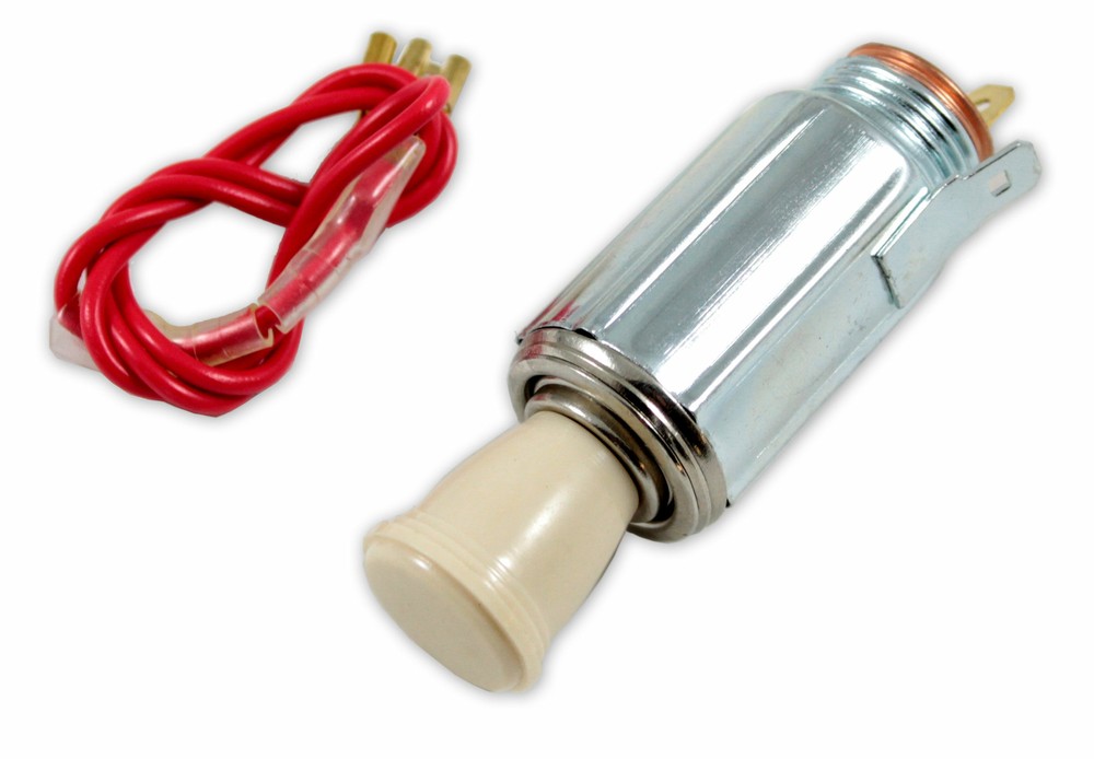 VW TYPE 1 2 3 ACCESSORY 12v CIGARETTE LIGHTER IVORY KNOB BUG BUG GHIA