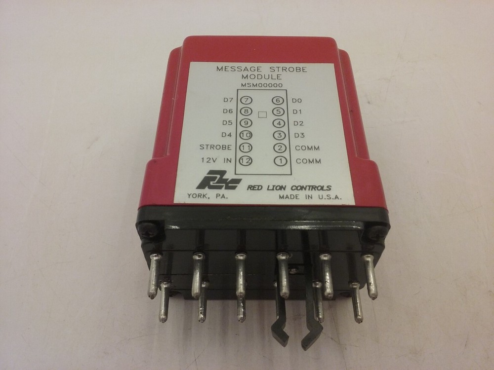 RED LION CONTROLS MSM00000 MESSAGE STROBE MODULE