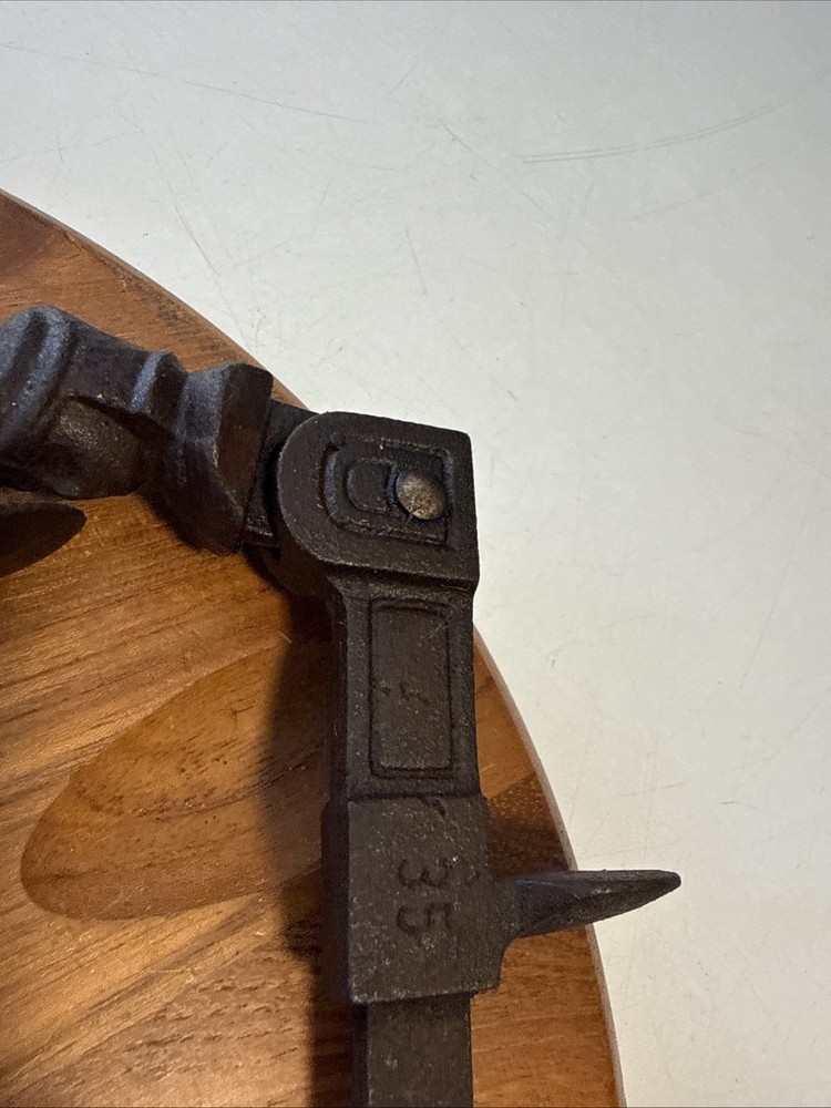 5-Antique Cast Iron Figural Window Shutter Lock