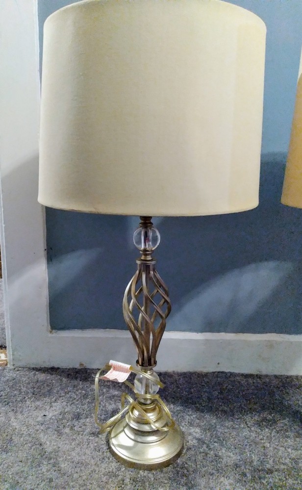 2 Tall Elegant Vintage Lamps