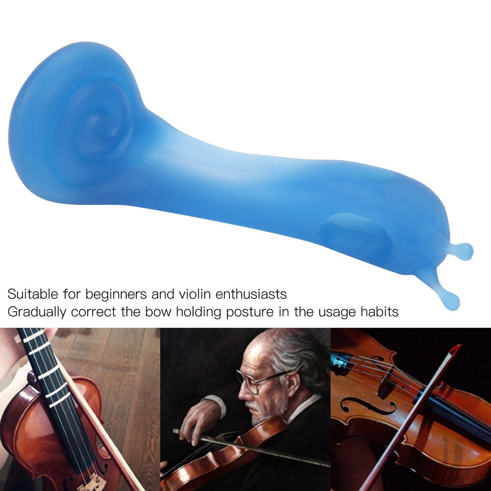 Violin Bow Holder Grip Partner Teaching Aids String Accessories Snail Shaped For