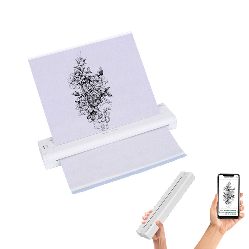 USB Tattoos Printer Thermal Tattoos Pattern Stencil Machine APP One-click NIEY