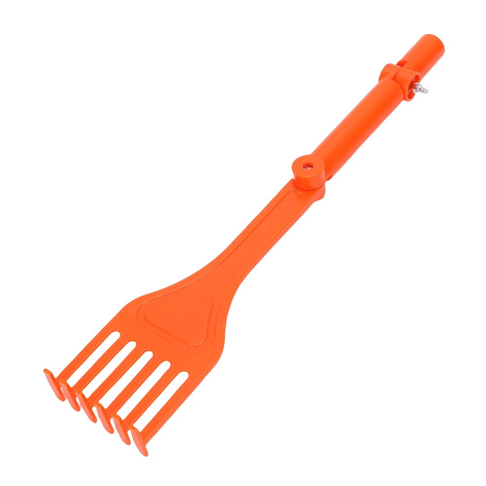 Mini Rake Head Rotating Handle Rake Tool for Removing Leaf Debris From Roof NEW