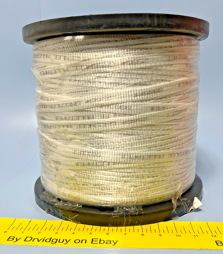 Reel of Greenlee WP2500 Woven Polyester Muletape