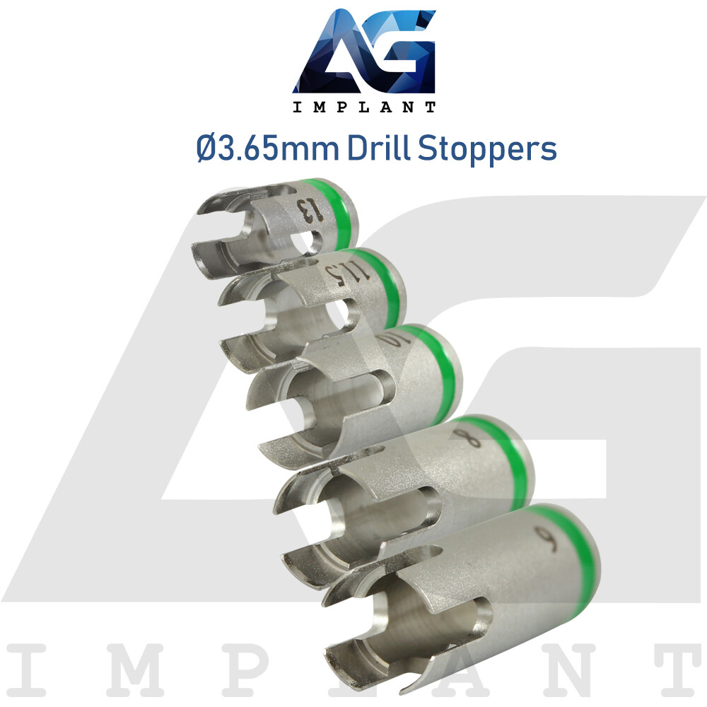 5 Drill Stoppers Ø3.65mm External Irrigation Tools Dental