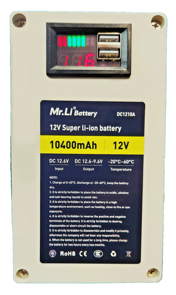 Battery Pack 12V 100 Watt USB