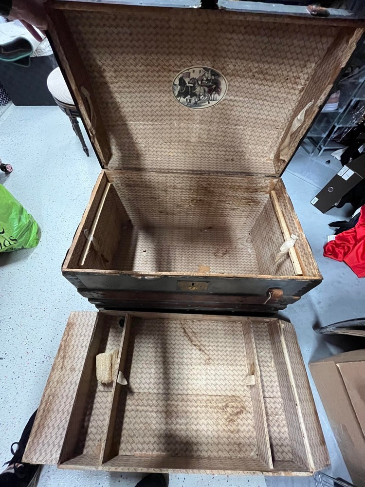 antique wooden chests trunks