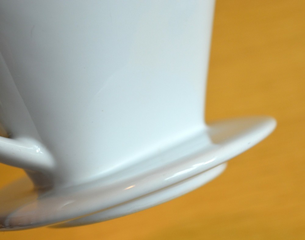 CILIO Coffee Filter Holder Pour-Over ( White ) Porcelain