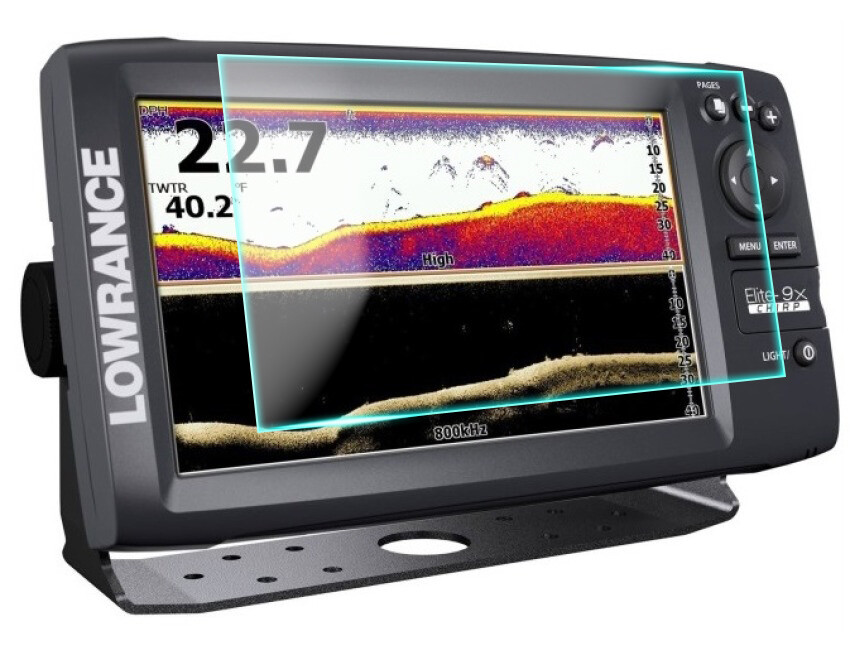 Crystal Clear Screen Protector for Lowrance ELITE 9x Fish Finder | Plotter