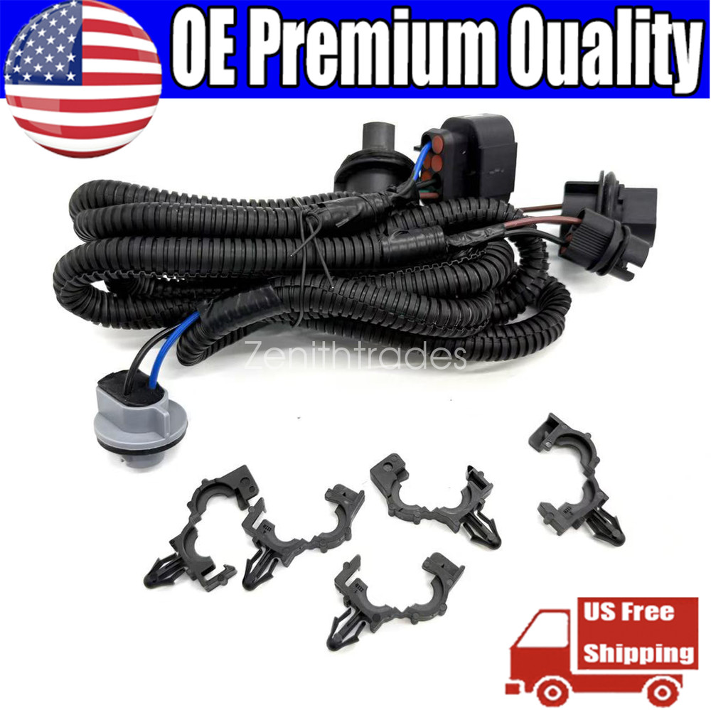 LH Side Tail Light Harness Wire & Socket For 2014-2015 Sierra 1500