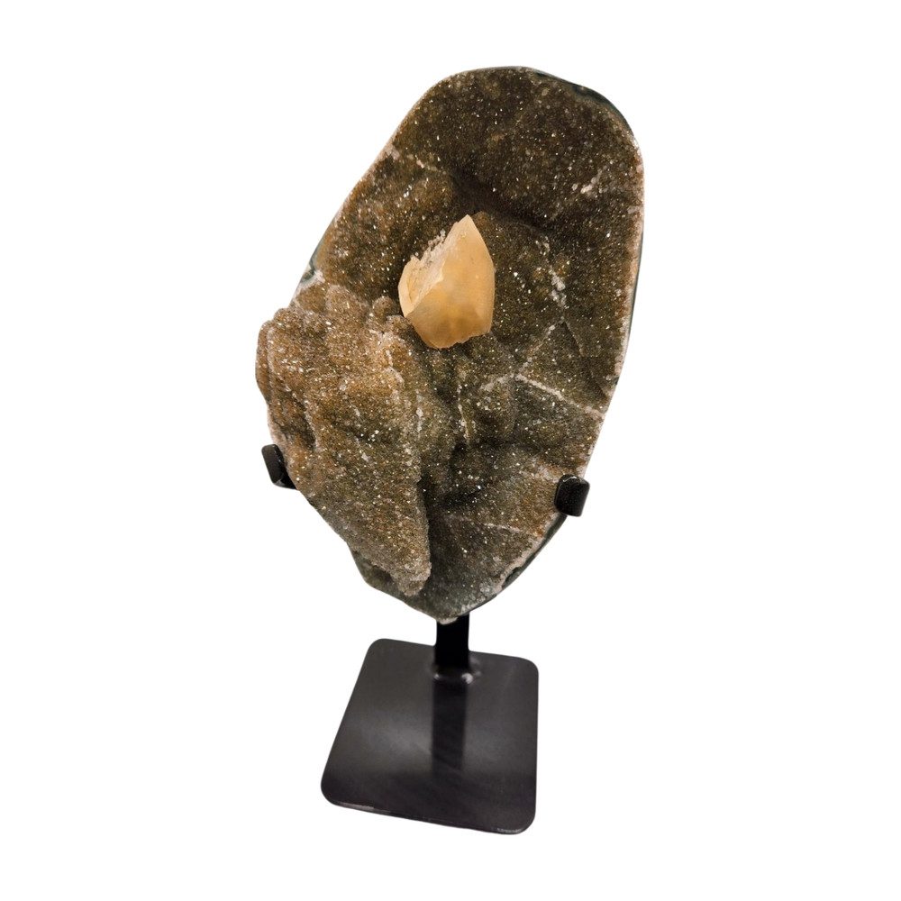 Amethyst on Metal Stand