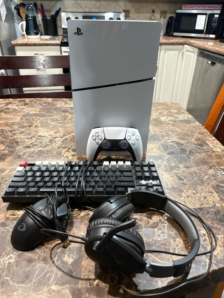 Sony PlayStation 5 Console Bundle USB with Controller, Keyboard, Mouse, Headset