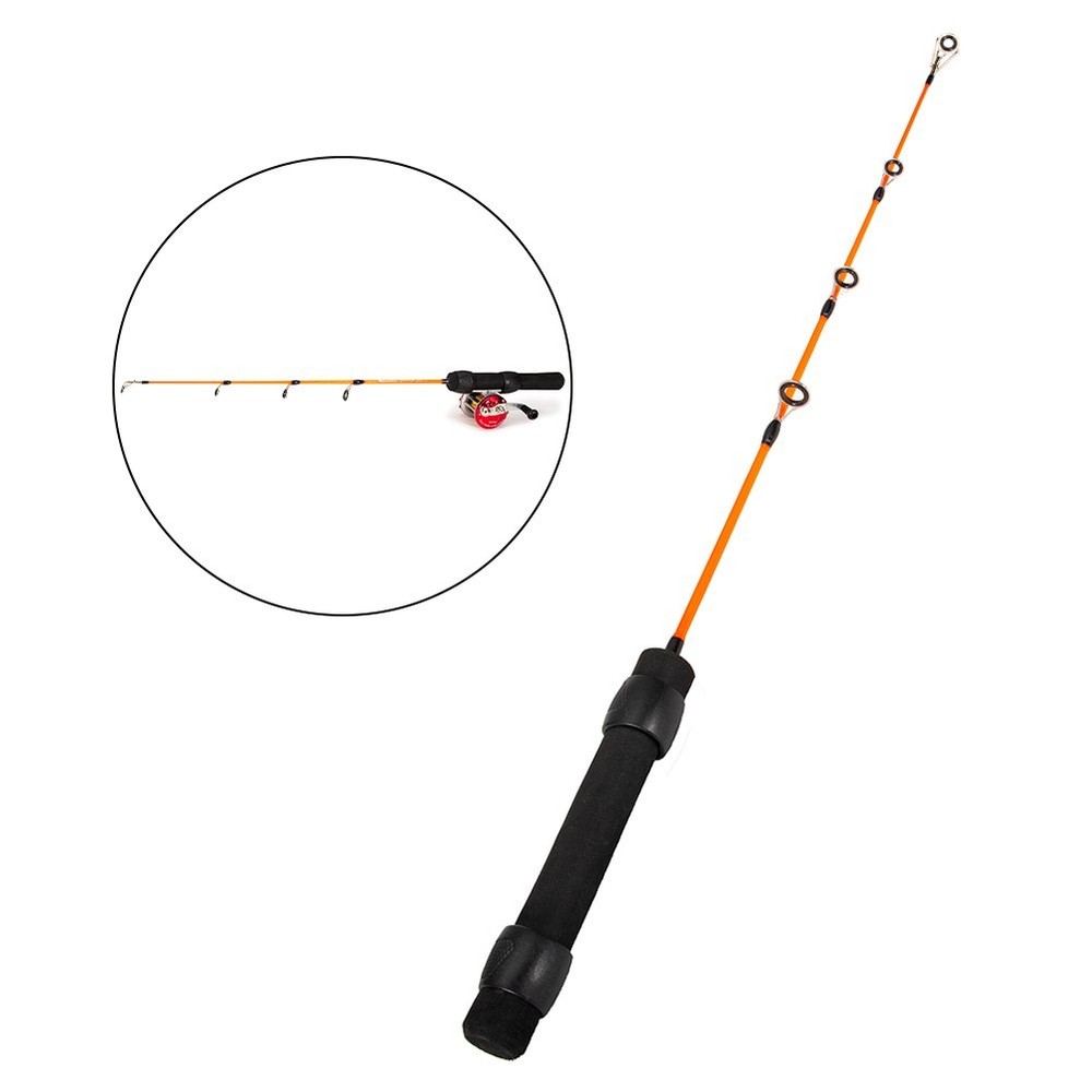 Fishing Rod Sensitive Tip Solid Ultralight Winter With EVA Handle 50cm