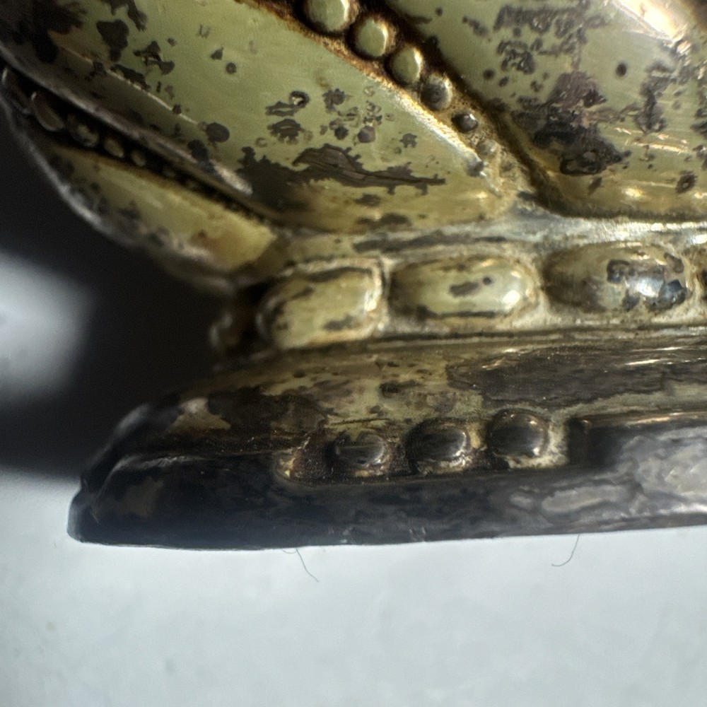 Vintage Silver Plate RONSON CROWN Table Lighter US