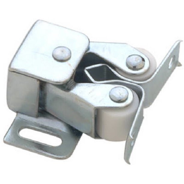 (12 Pack) Double Roller Catch with Spear Uni-Chrome