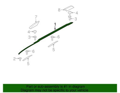 Genuine ford Rail DA8Z-7455114-BA