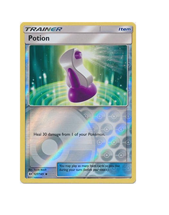 Pokemon - Potion - 127/149 - Reverse Holo - Sun & Moon - NM/M