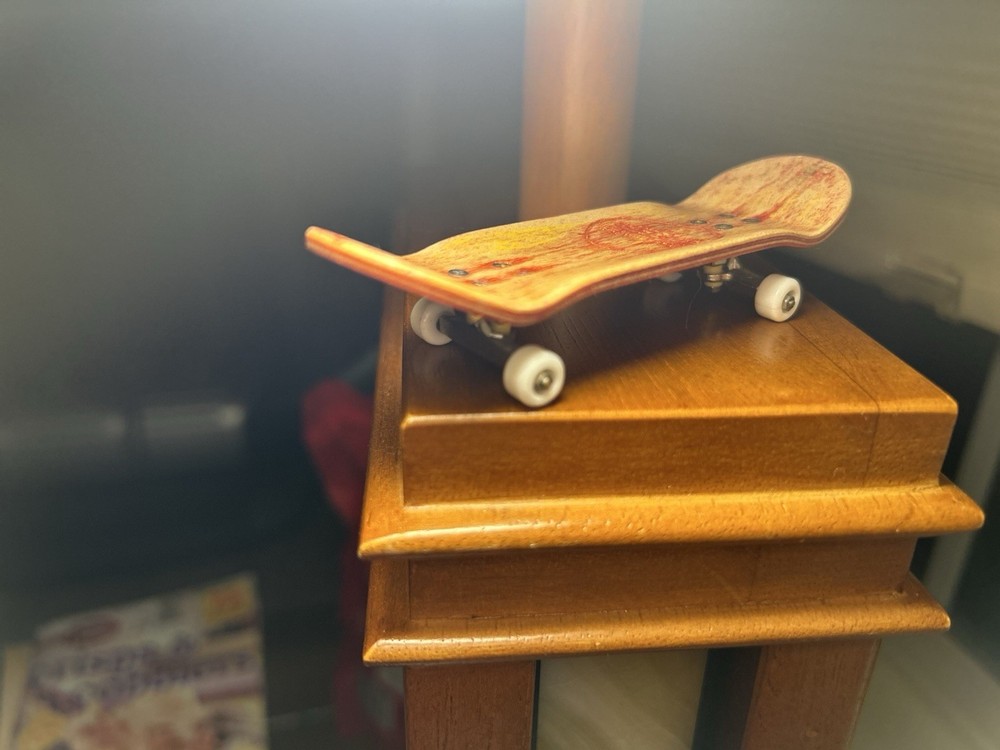 P-Rep Purple Maple Wood Mini Skateboard Complete with Wheels Basic Bearings New