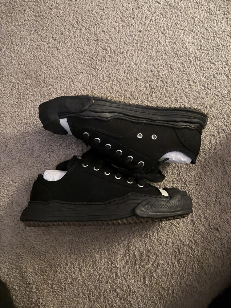 Maison Mihara Yasuhiro Hank OG Sole Canvas Low Black