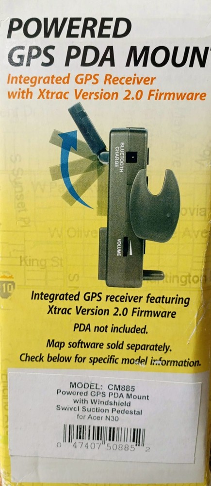 Arkon CM-855 Powered GPS Mount for ACER N30 - Grade A+