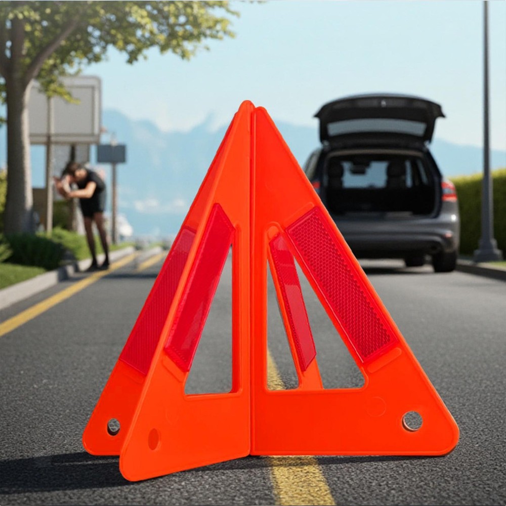 Emergency Warning Triangle Reflector for Roadside Breakdown