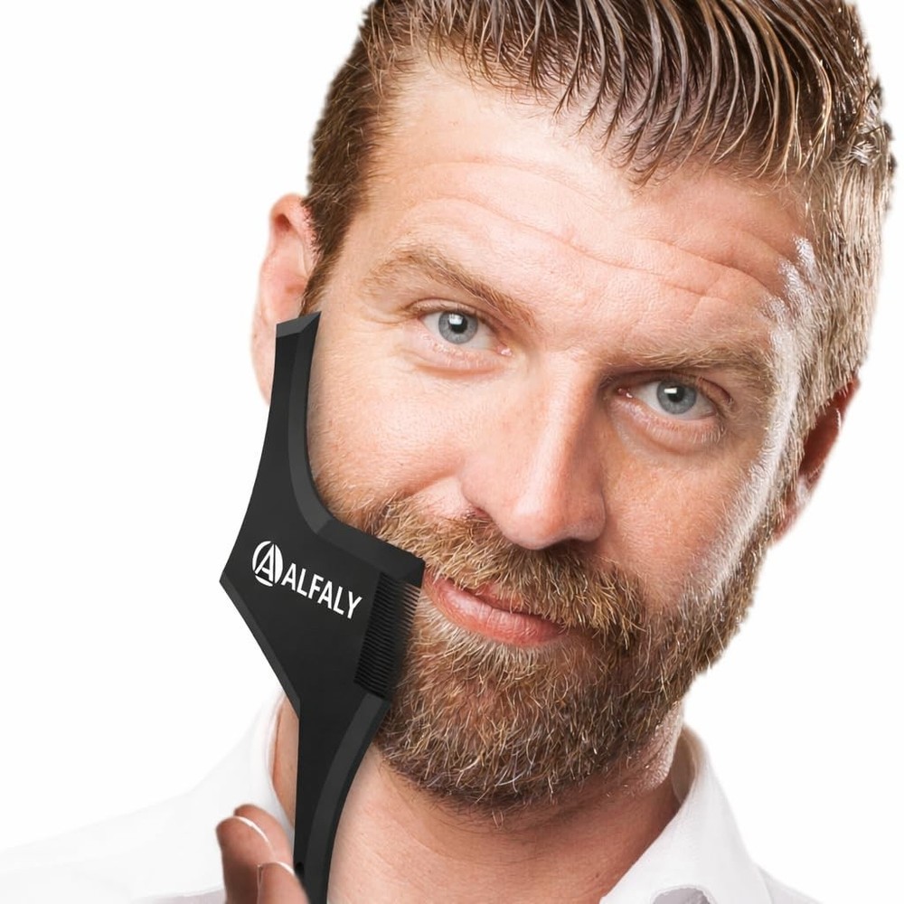 Beard Shaper Kit - Premium Lineup and Guide Tool for Precise Beard Shaping & ...