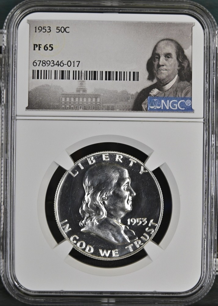 1953 Franklin Half Dollar NGC PF65