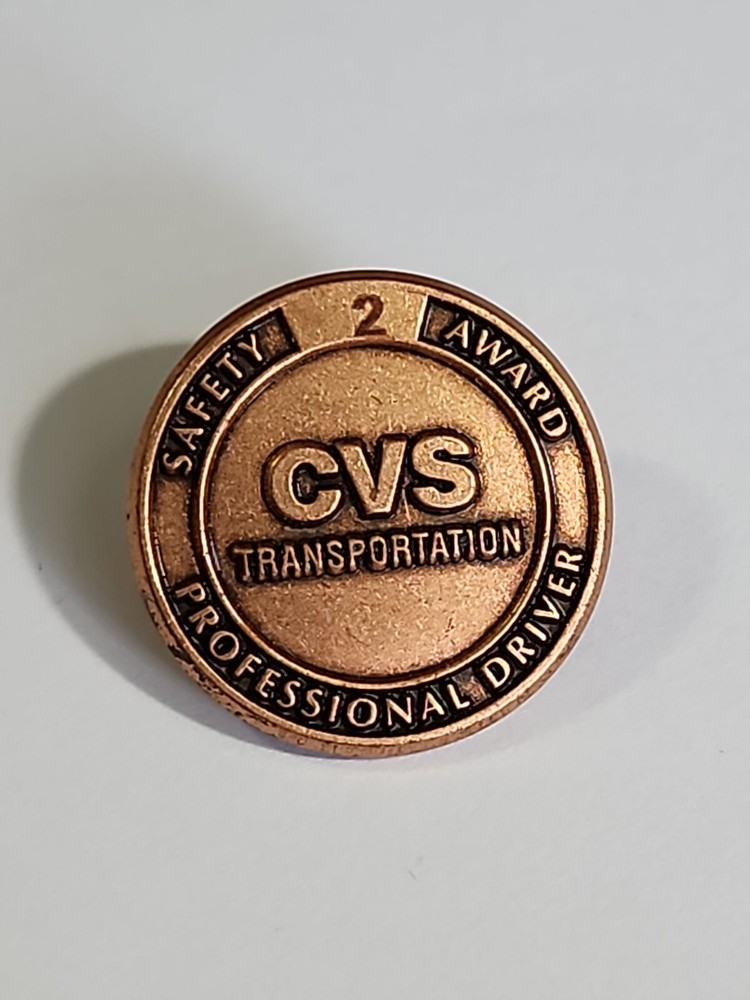 CVS Safety Award Professional Driver 2 Year Lapel Pin
