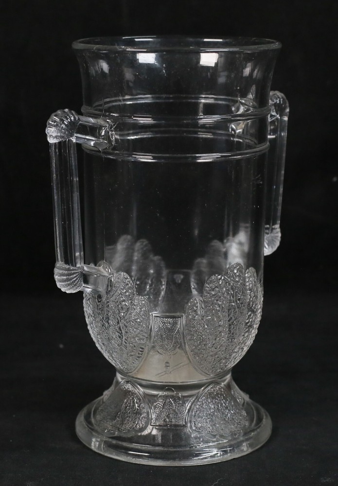 3 Pieces Pressed Glass