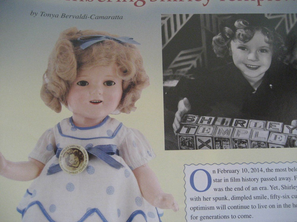 21pg Shirley Temply Doll History Article REMEMBERING HER /