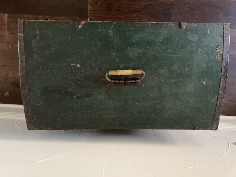 Antique Hand-Painted Trunk or Blanket Chest