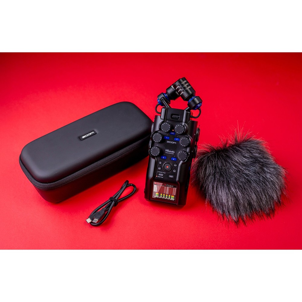 Zoom H6studio 8-Track 32-Bit Float Handy Recorder